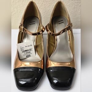 Worthington Black and Gold Heels (NWT)